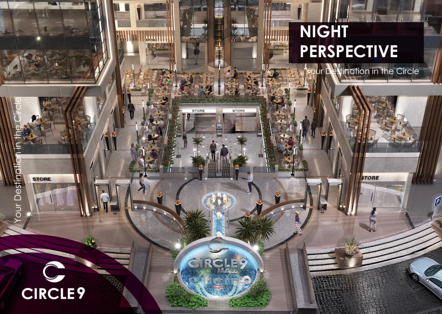 Office unit C9-201 (20 m²) in Circle 9 Mall, Obour City